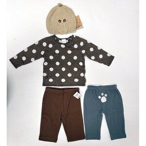 NEW Baby Set_hat, knit and 2pants